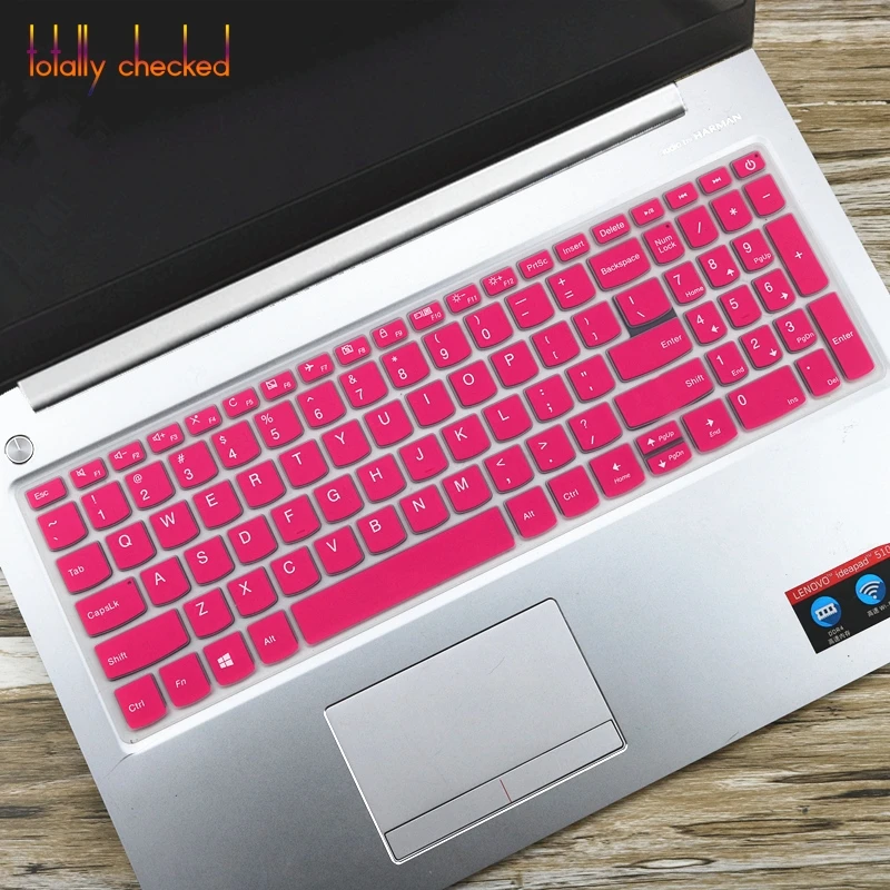 rose Для lenovo Ideapad S340 S 430 S340-15WL S340-15api 15,6 дюймов Тетрадь клавиатура защитная накладка для телефона силиконовый материал - Цвет: rose