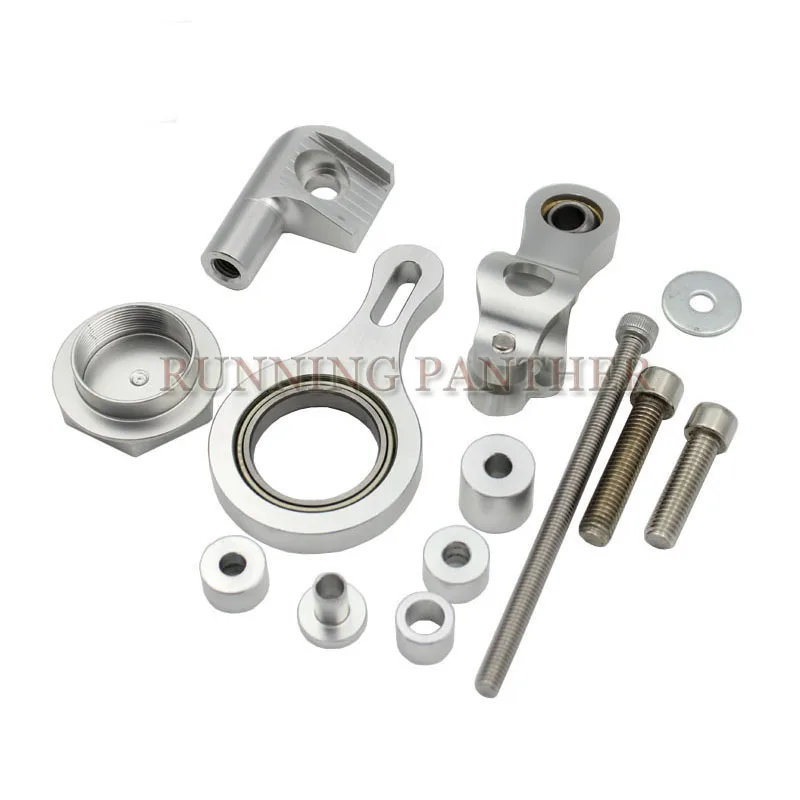 

Silver For YAMAHA YZF R6 2006-2016/ R1 2009-2012 Motorcycles Adjustable Steering Stabilize Damper Bracket Mount Support Kit