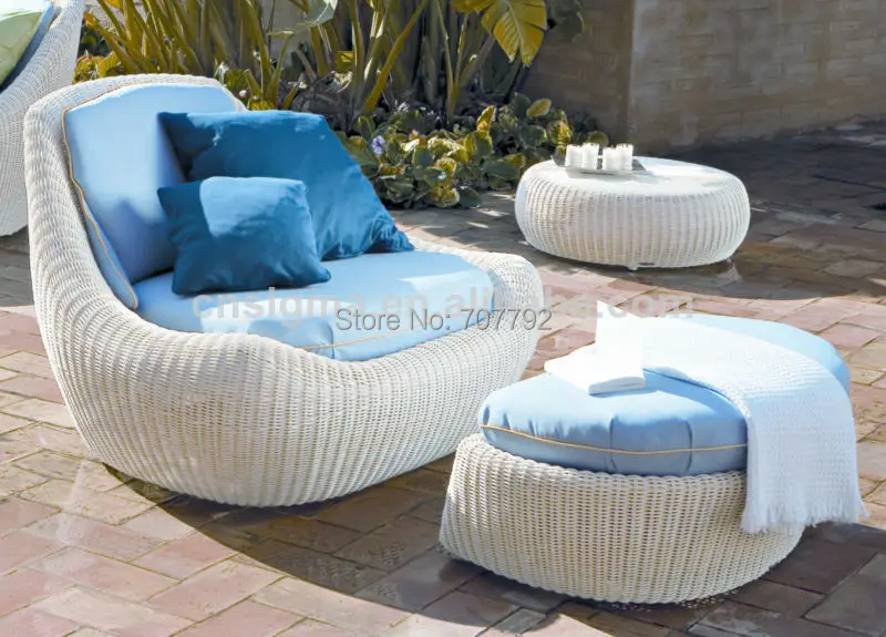 2017 Горячая Распродажа современный садовый диван из ротанга комплект 3 предметов |