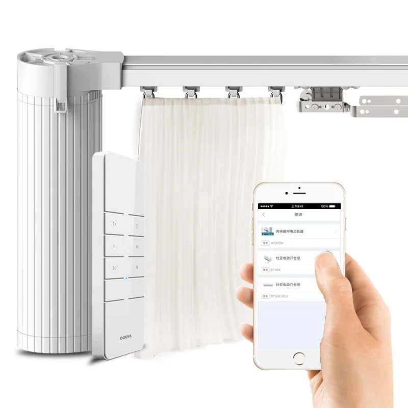 Broadlink ДНК Dooya DT360E Wi-Fi электронные Шторы трек двигателя 45 W дистанционного Управление IOS телефона Android Smart домашней автоматизации