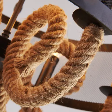 Подвесной светильник в стиле лофт винтажный светодиодный из проволочной сетки