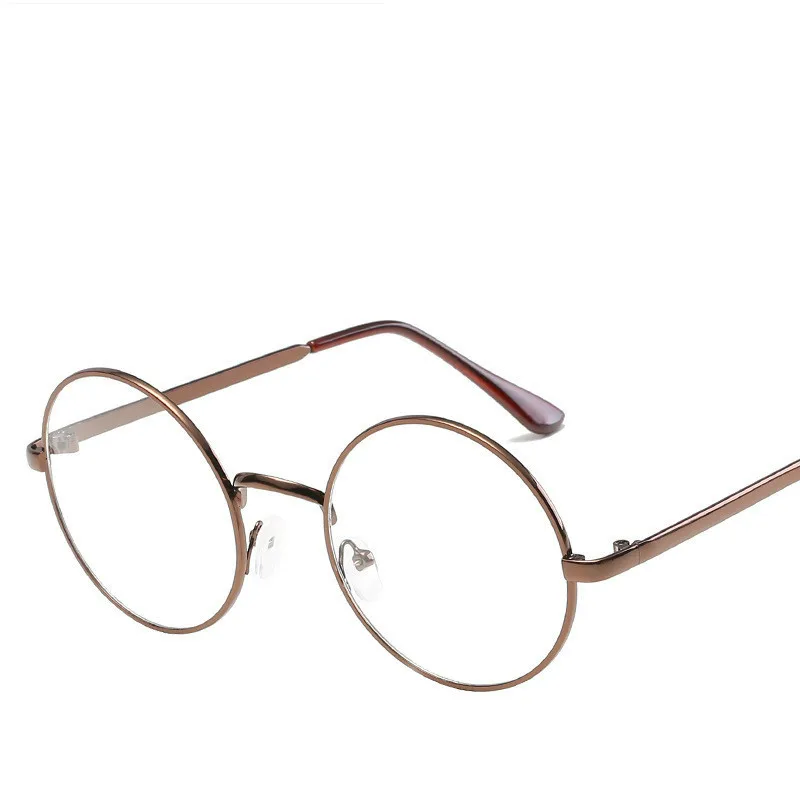2018 женские и мужские очки в оправе из розового золота круглые винтажные унисекс