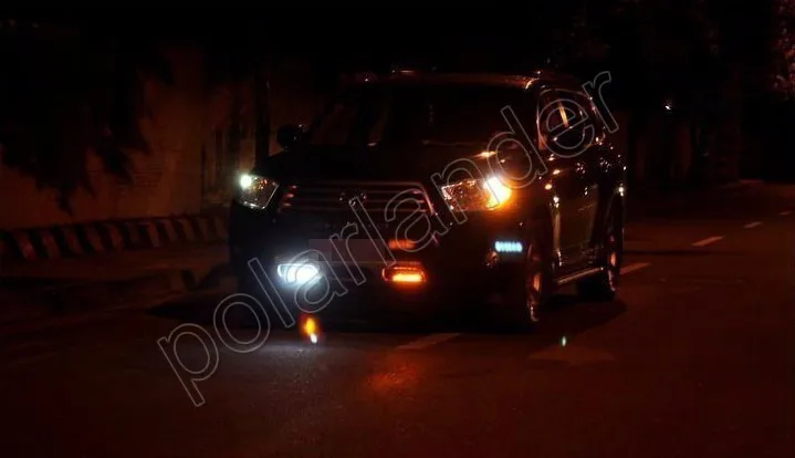 Новые 2 шт универсальные автомобильные ходовые лампы, автомобильные ходовые светлые Противотуманные фары головка набора лампы