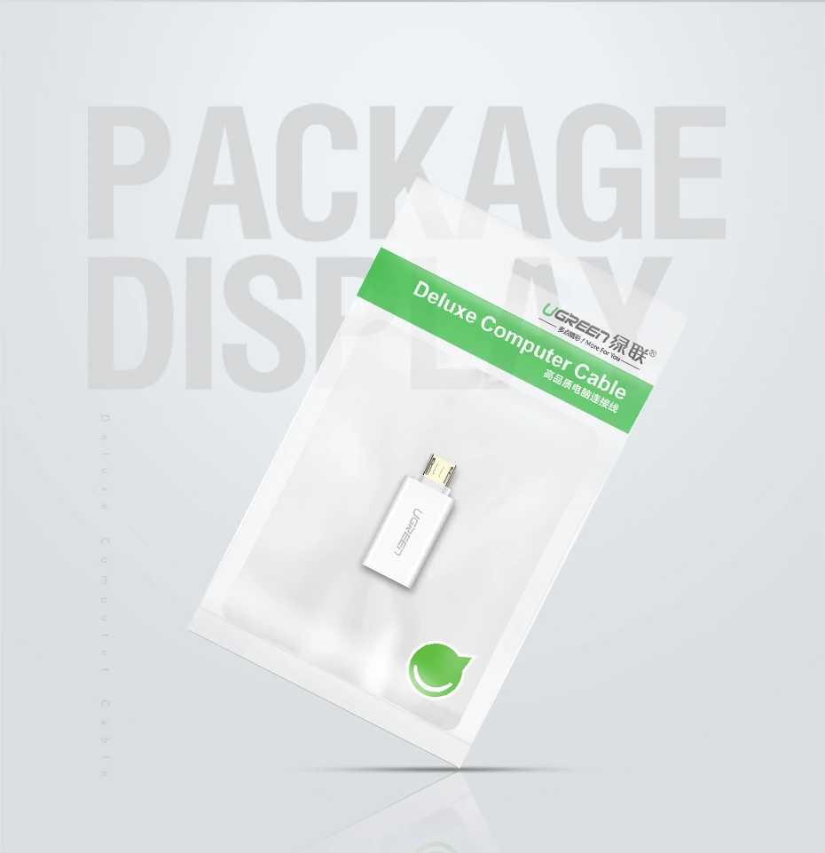 Ugreen OTG кабель Micro USB Мужской к USB 2,0 Женский OTG адаптер конвертер для samsung Galaxy S7 Galaxy Note 5 Galaxy Tab 3 планшет