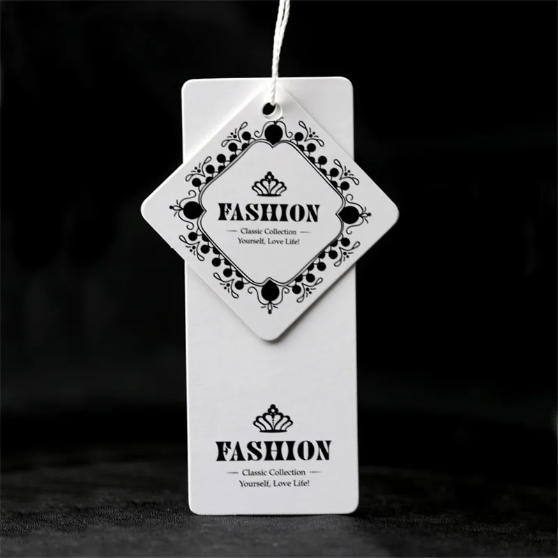 

Garment tags labels,Cloth labels for outfits ,paper printing tag VK254