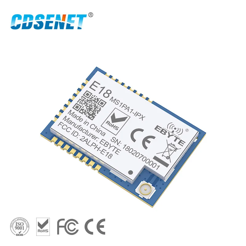 1 шт. 2,4 ГГц CC2530 PA Zigbee беспроводной радиочастотный модуль CDSENET E18-MS1PA1-IPX 20 дБм приемник передатчик 2,4 ГГц радиочастотный приемопередатчик CC2530