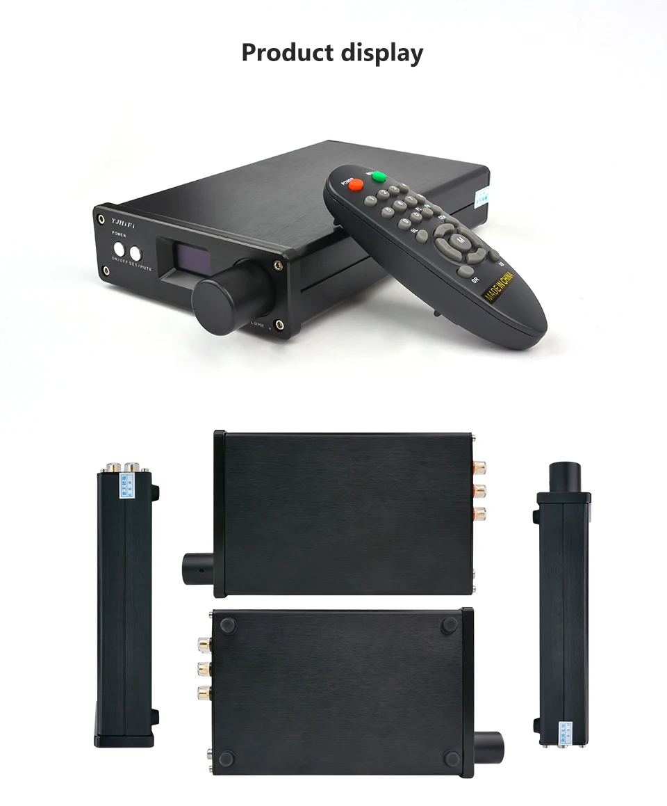 Готовые STA326 PCM2706 AK4113 25 Вт* 2+ 50 Вт OLED 2,1 цифровой усилитель мощности USB волоконный коаксиальный вход 24 бит 192 к с пультом дистанционного управления