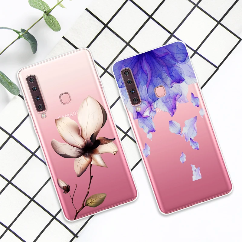 Чехол для Samsung Galaxy A9 2018 прозрачные силиконовые чехлы с рисунком A920F A920 SM-A920F |