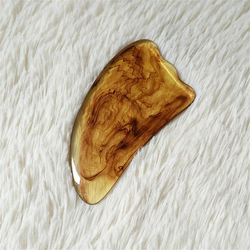 Треугольная Смола Guasha Gua Sha доска скребки для всего тела массаж Красота Здоровье Уход пчелиный воск скребок массажер