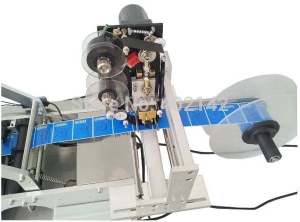 Горячая Распродажа этикетировочная машинка для круглых бутылок с принтер кода