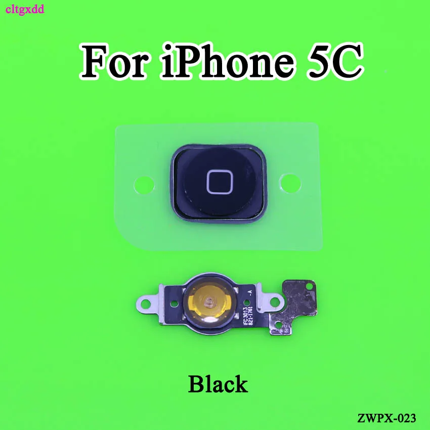 Cltgxdd для iPhone 4 4G 4S 5G 5C домашняя кнопка гибкий кабель с резиновой наклейкой без