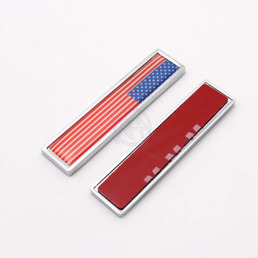 Universal Fit Car Side Body American National Flag Logo Decorative Emblem Badge Decal Symbol Anti-collision Sticker 1pair | Автомобили и