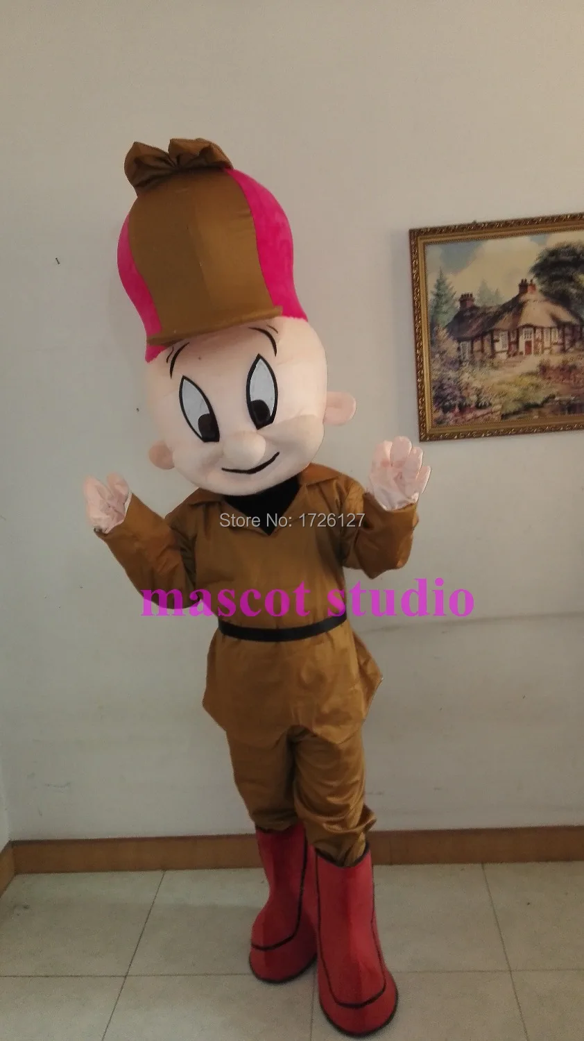 Элмер фудд талисман эгхед мультфильм костюм персонализированный маскарадный