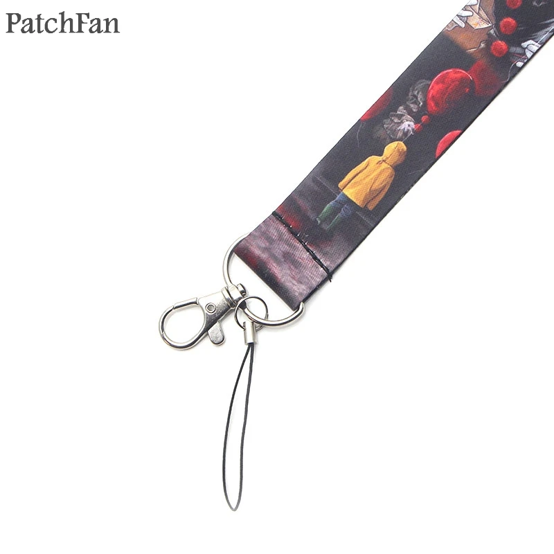 Patchfan Stephen King's IT Мультяшные шнурки на шею для телефонов ключи футляры для идентификационных карт брелок лямки A1247