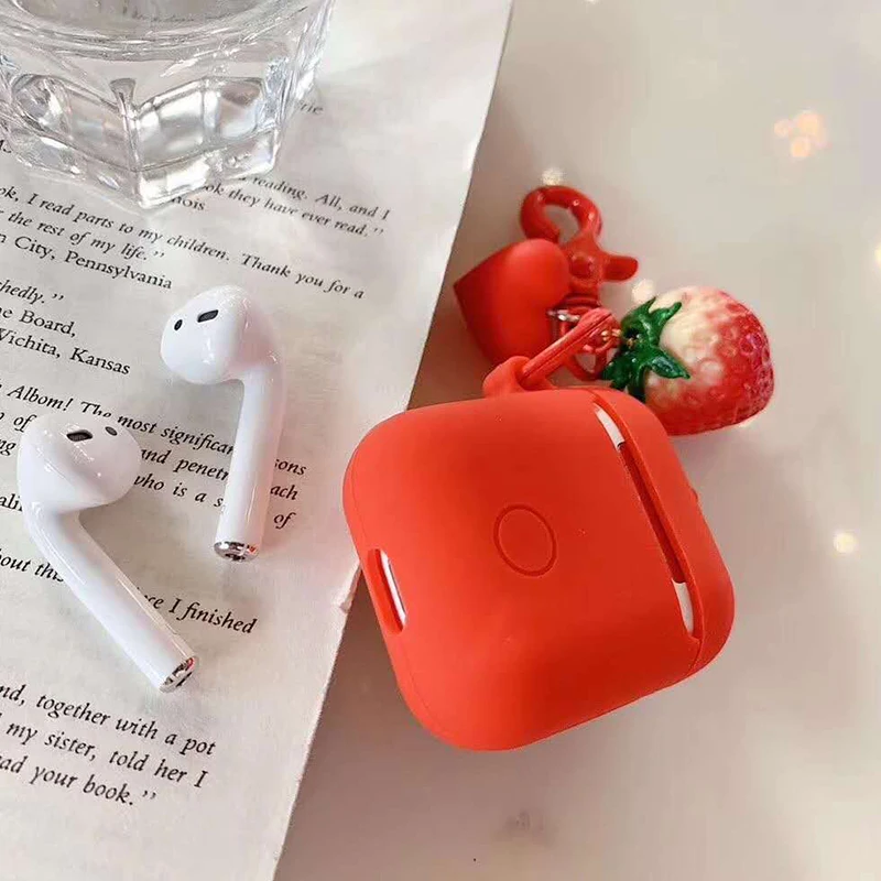 Чехол для AirPods 2nd чехол беспроводных наушников Bluetooth Apple Airpods зарядная коробка