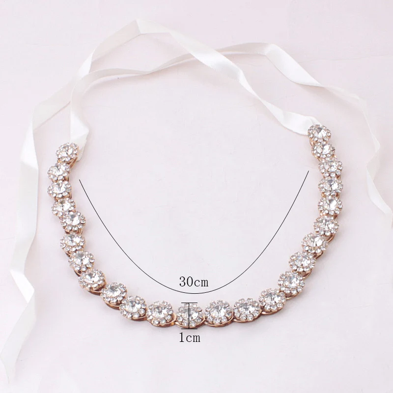 Модные Мода невесты Банданы волос с изысканной ручной работы сплава со стразами