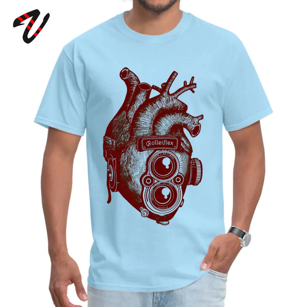 Камера сердце в стиле хип-хоп Футболка короткий рукав для Для мужчин порту Сезон