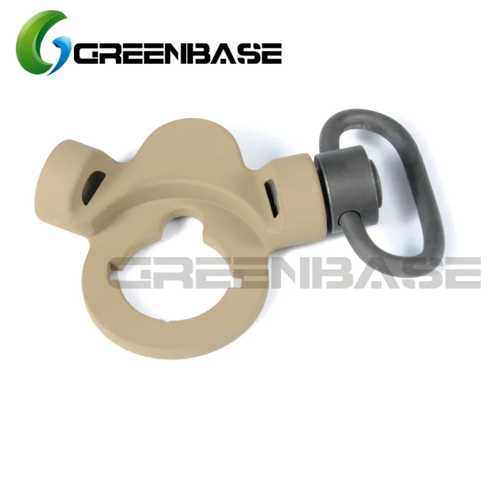 Greenbase Troy Тактический стальной двухсторонний QD Слинг поворотный адаптер