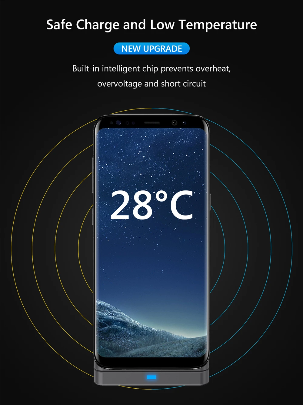 TIEGEM 10 Вт Qi Беспроводное зарядное устройство для iPhone 8 8 Plus X быстрая Беспроводная зарядка USB зарядное устройство для samsung Galaxy S9 S9+ S8+ S7 Edge