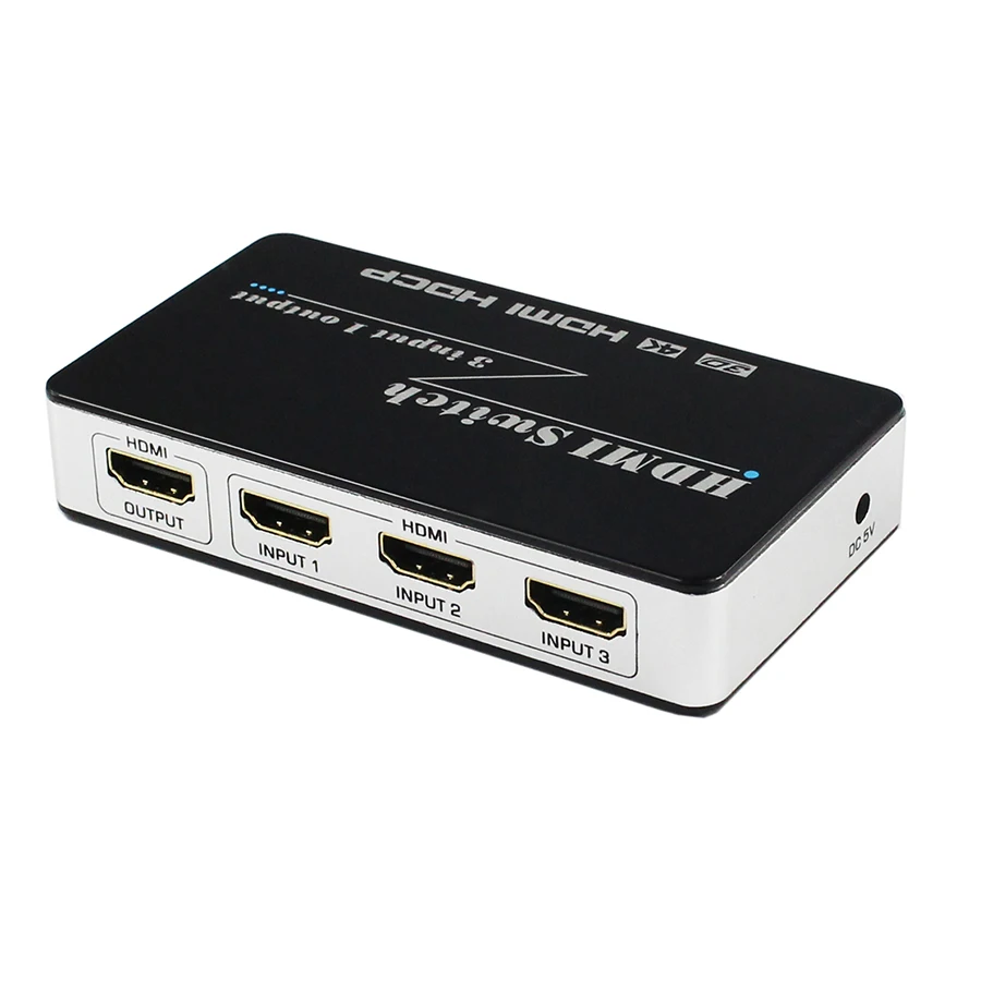 Новый 4 K x 2 HDMI переключатель 3x1 3 в 1 порта Двойной режим коммутатор 3D с ИК