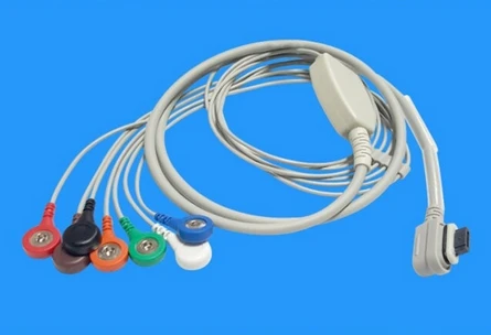 2 шт./лот совместимый Новый GE SEER Light 2008594-004 7 свинцовый хольтер ecg кабель оснастка AHA