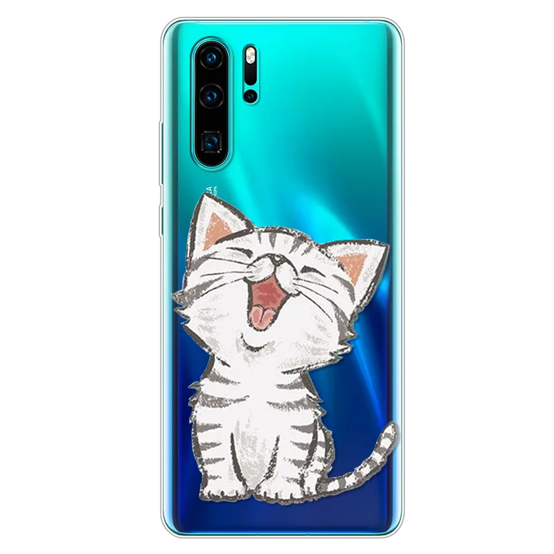 xiaomao Для huawei P30 Pro Чехол для huawei P30 Lite Силиконовый ТПУ задний Чехол мультяшный чехол для телефона для huawei P30Pro P 30 Lite VOG-L29 чехол - Цвет: xiaomao