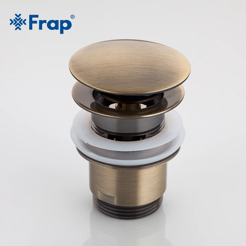 Frap, новинка, слив для ванной, для раковины, переливающееся отверстие, кран для раковины, кнопка, всплывающая, заглушка для отходов, с прорезями, кухонные раковины, стоки F60 F60-4