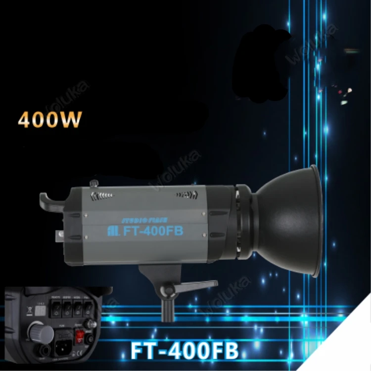 FT-400FB Studio 400W Flashlight head Flash Photo Light flashing portait Photographic Equipment video lamp CD50 T10 | Электроника