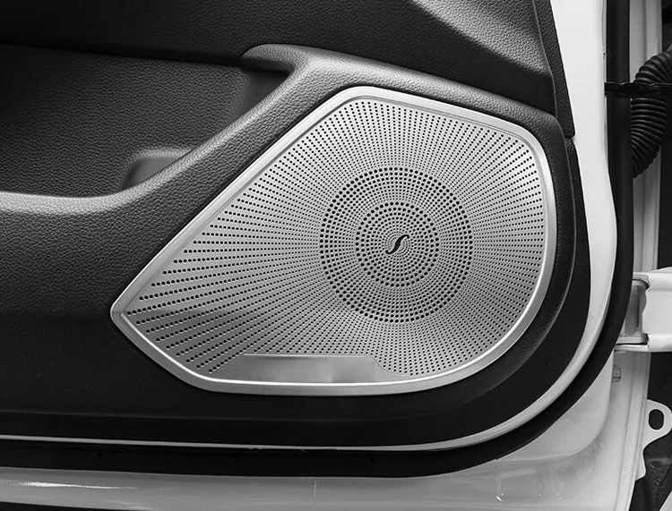 Stainless Steel Interior Door Stereo Speaker Audio Ring Cover Sound Frame Decoration Trim 2Pcs/Set For Honda Accord 10th 2018 | Автомобили
