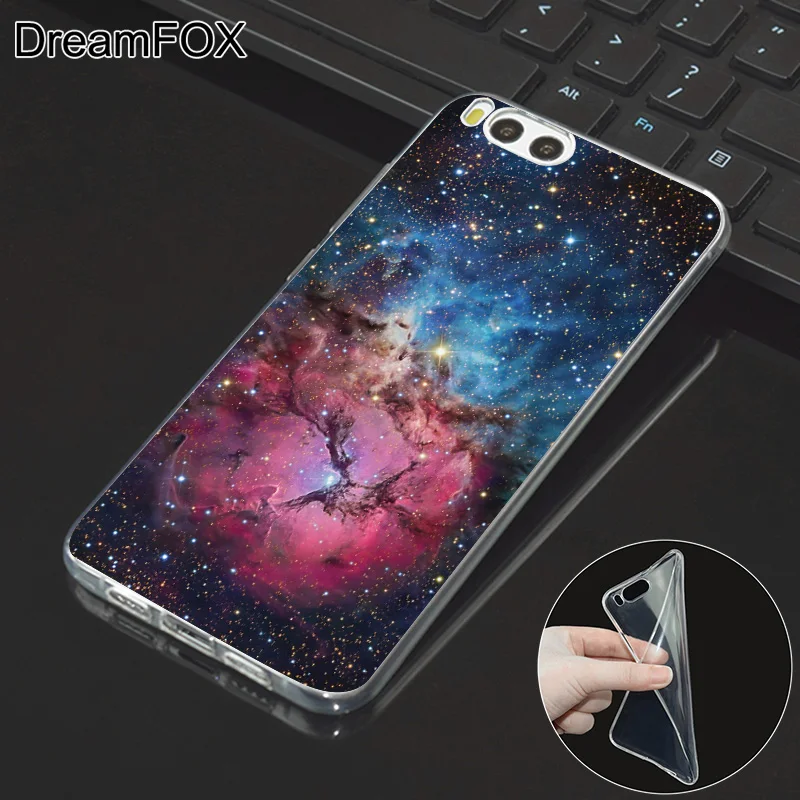 DREAMFOX L375 Горячая с изображением Луны и космических силиконовый чехол-накладка из