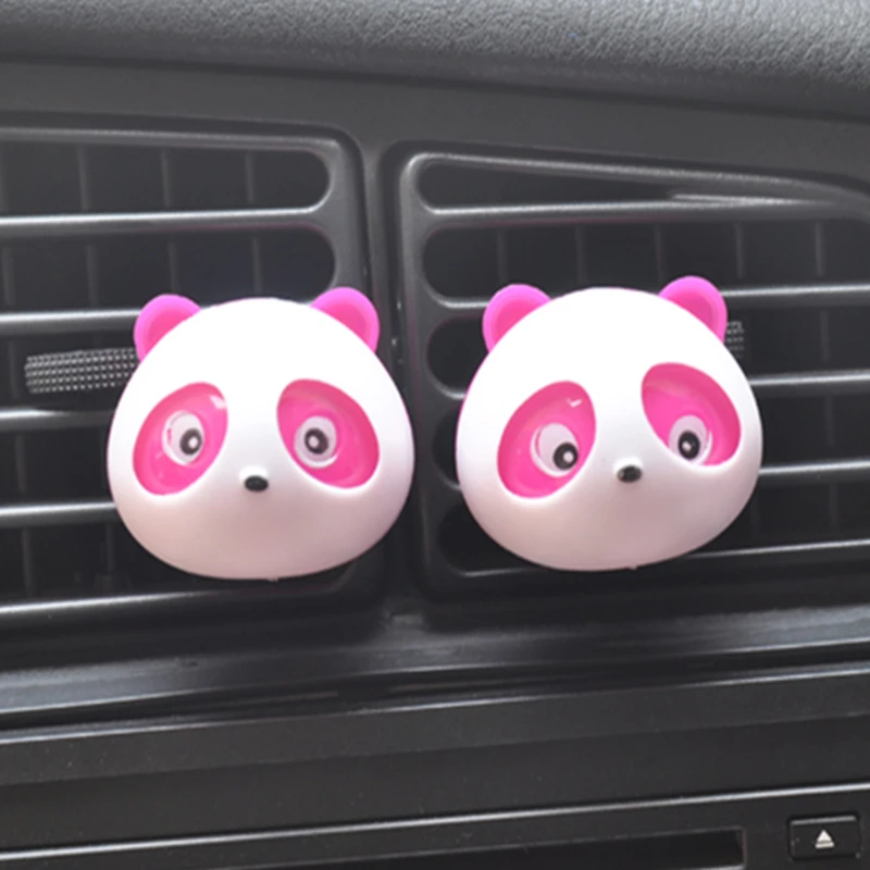 Car Perfume Air Freshener 5 Colors 100 Original Fragrance Conditioning Vent car styling Accessories Panda Eyes Will Jump | Автомобили и