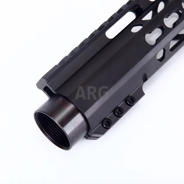 12 ''AR15 QUADRAILS M-LOK поручень баррель гайка Охотничьи Аксессуары алюминиевый профиль