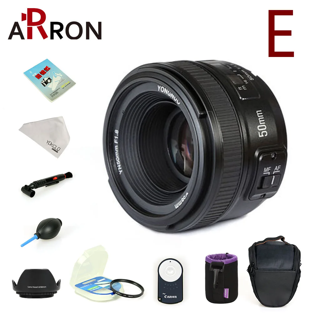 YONGNUO YN50mm объектив с фиксированным фокусом F1.8 Большая диафрагма Автофокус