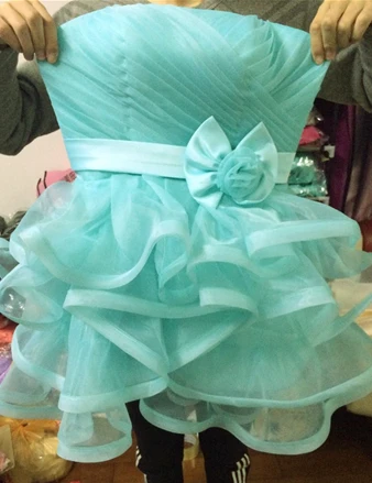 light blue Фатиновые Бальные платья для особых случаев светло-голубого и винного цвета, нарядное платье для выпускного вечера, светильник фиолетового и серого цвета для девочек, Размер 10, W2806 - Цвет: light blue
