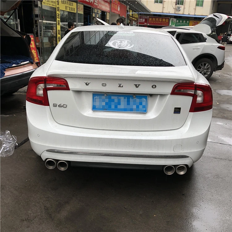 Для Volvo S60 Спойлер ABS Материал заднее крыло грунтовка цвет задний спойлер для Volvo S60 s60l S60L спойлер 2012