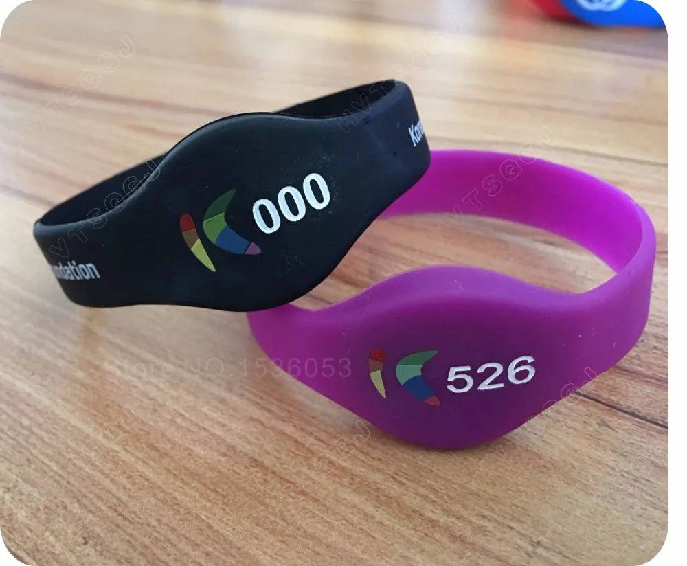 500pcs125Khz TK4100/EM4100 чип RFID Браслет индивидуальная печать с логотипом