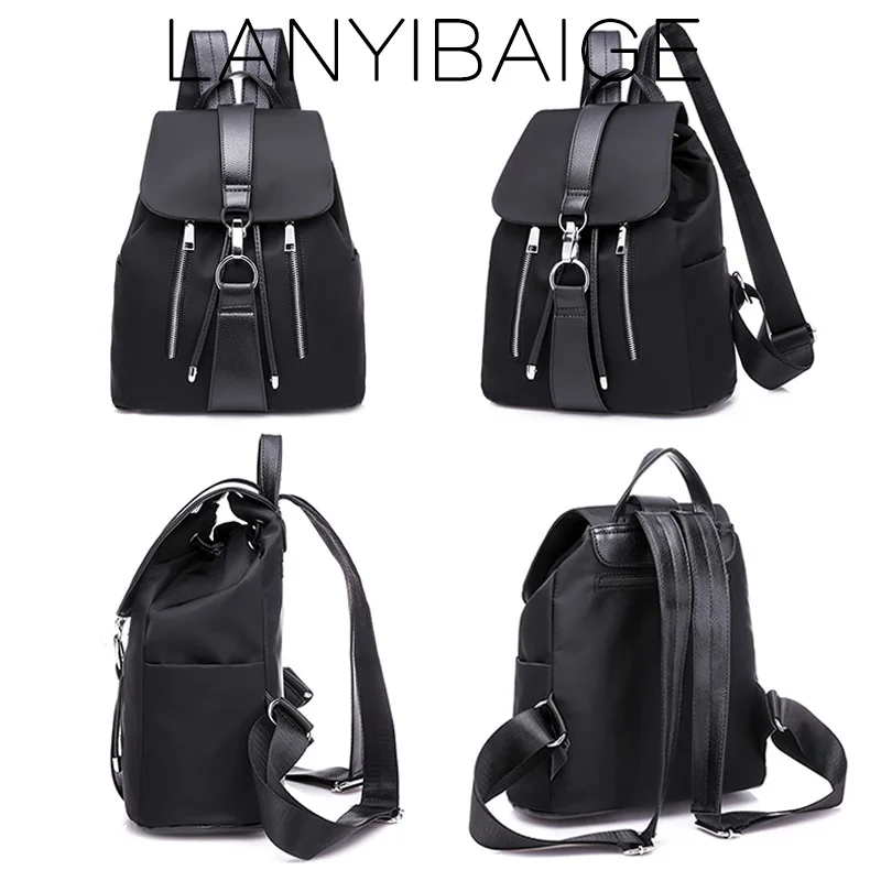 3-in-1 Vintage backpack for women shoulder bag large capacity backpack school bag for teenage girls light ladies travel backpack