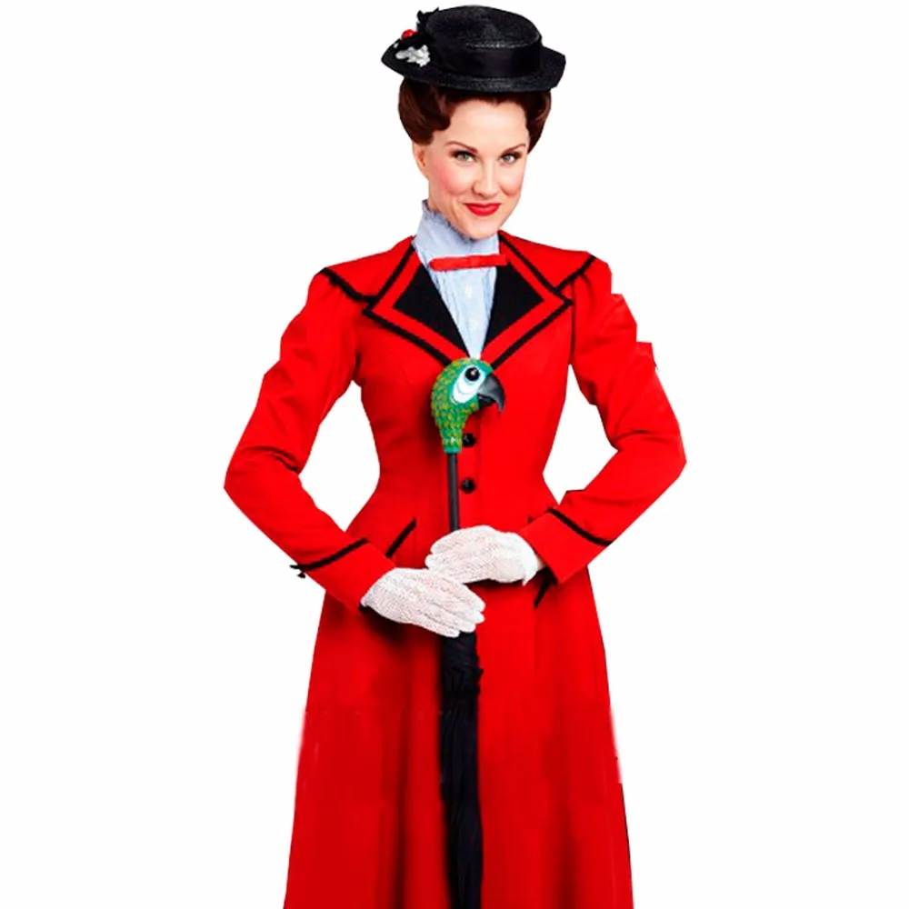 Dress shirt bowtie Mary Poppins косплей костюм куртка платье на Хэллоуин для взрослых костюм косплей мульти-стили для выбора - Цвет: Dress shirt bowtie