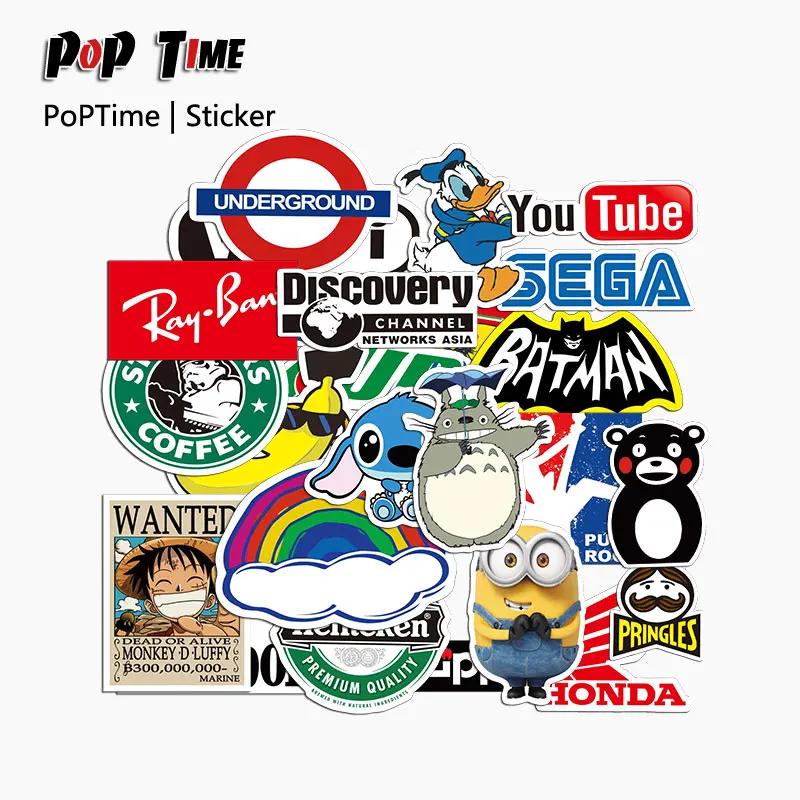 Наклейки хобби лозунг милый мультфильм Граффити Suitscase ноутбук телефон