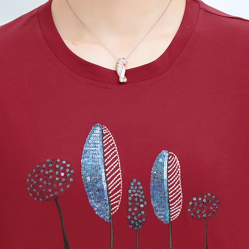 Женская футболка с длинным рукавом облегающий пуловер принтом большие размеры