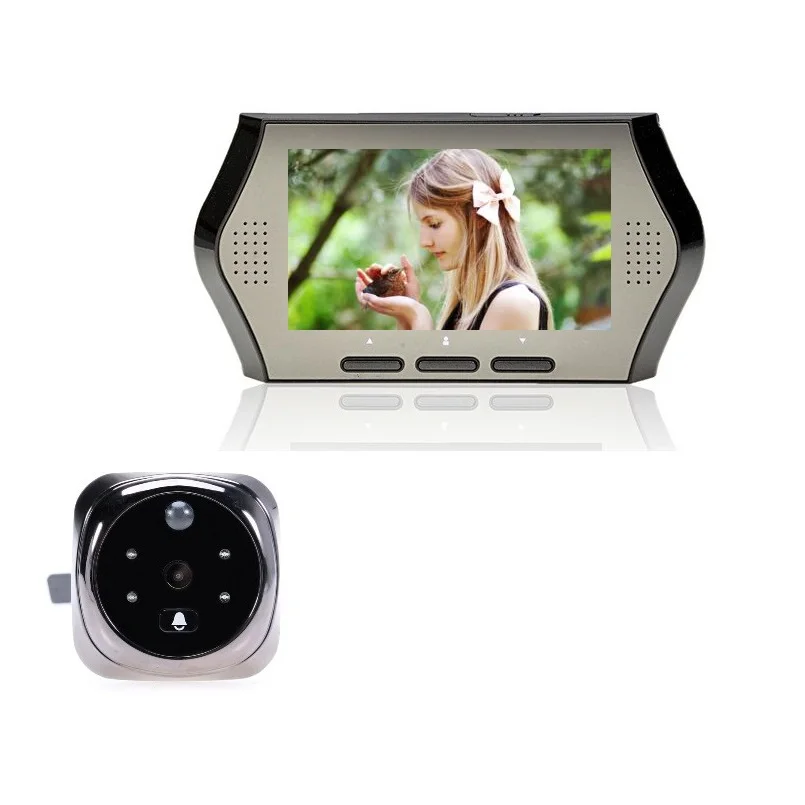 Camara Mirilla цифровой умный дом deurbel 4 3 дюймов TFT LCD IR ночное видение PIR Обнаружение