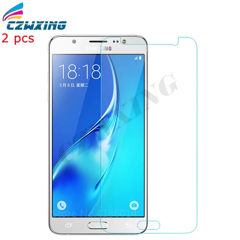 2 шт закаленное стекло для Samsung Galaxy J7 J 7 2015 SM J700F J700 защита экрана|Защитные стёкла и