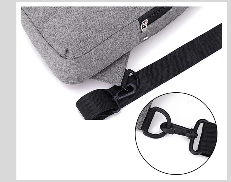 Crossbody Bags for Men Messenger Bags Pack Casual Chest Bags Waterproof Nylon Single Shoulder Strap USB Charging Chest Bags 0112