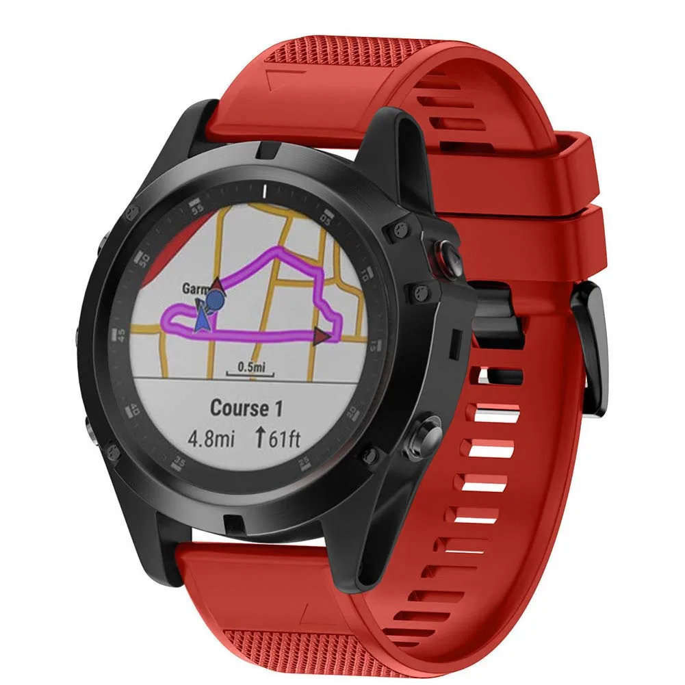 Ремешок для часов Мягкая замена силиконового ремешка ремешок Garmin Fenix 5X Plus Smartwatch @