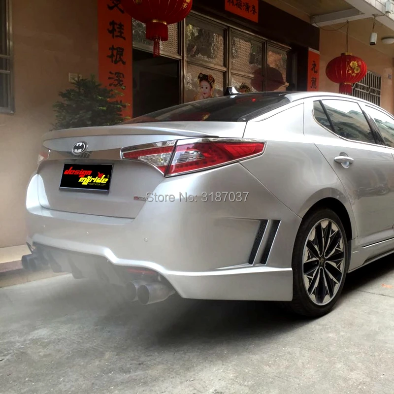 Спойлер для Kia Optima K5 2011 2013 неокрашенный цветной задний спойлер из АБС пластика на