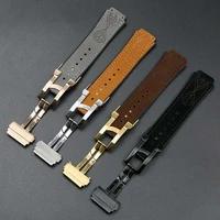 leather strap mens watch accessories 19mmx25mm for hublot big bang fusion series sports waterproof rubber strap ladies