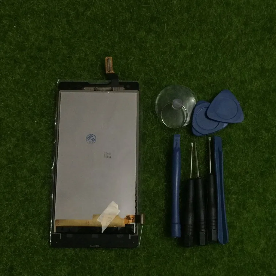 Для Huawei Ascend G700 Черный сенсорный экран дигитайзер сенсор + ЖК дисплей монитор