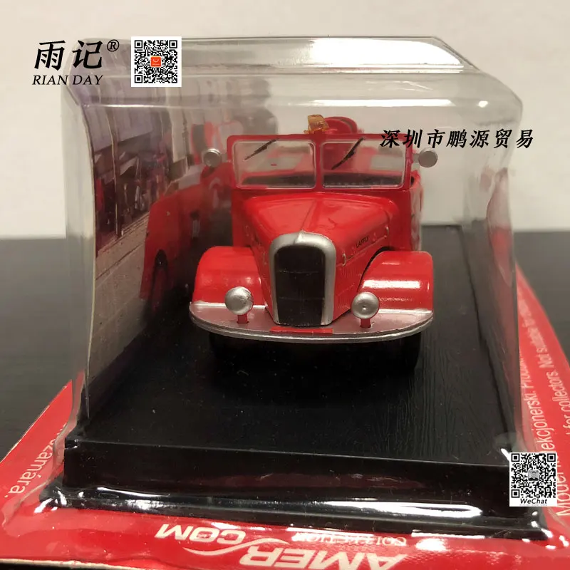 AMER 1/50 Масштаб Модель автомобиля игрушки 1950 PS Laffly BSS C3 Франция пожарная машина