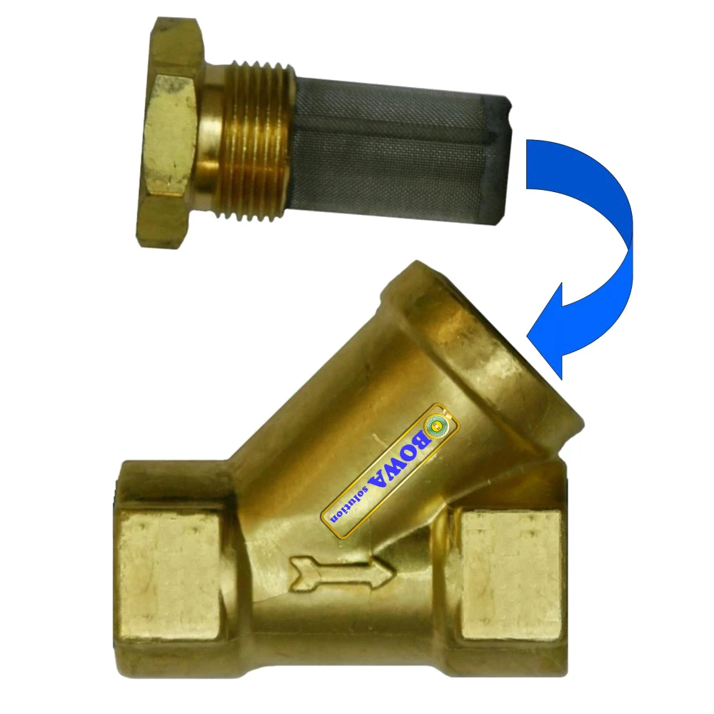 Латунный встроенный Y-образный фильтр предназначен для защиты компонентов