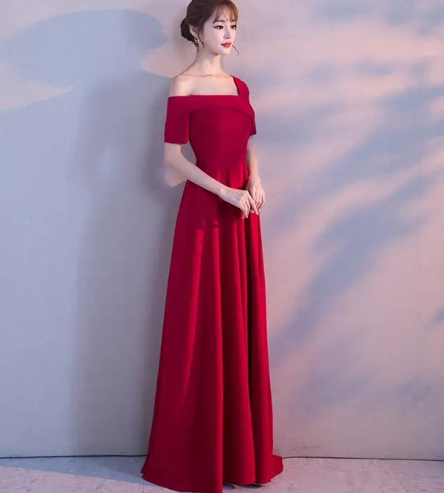 BANVASAC 2018 Длинные вечерние платья а-силуэта с вырезом лодочкой и драпировкой